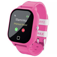 LAMAX WatchY2 Pink detské chytré hodinky s GPS ružové