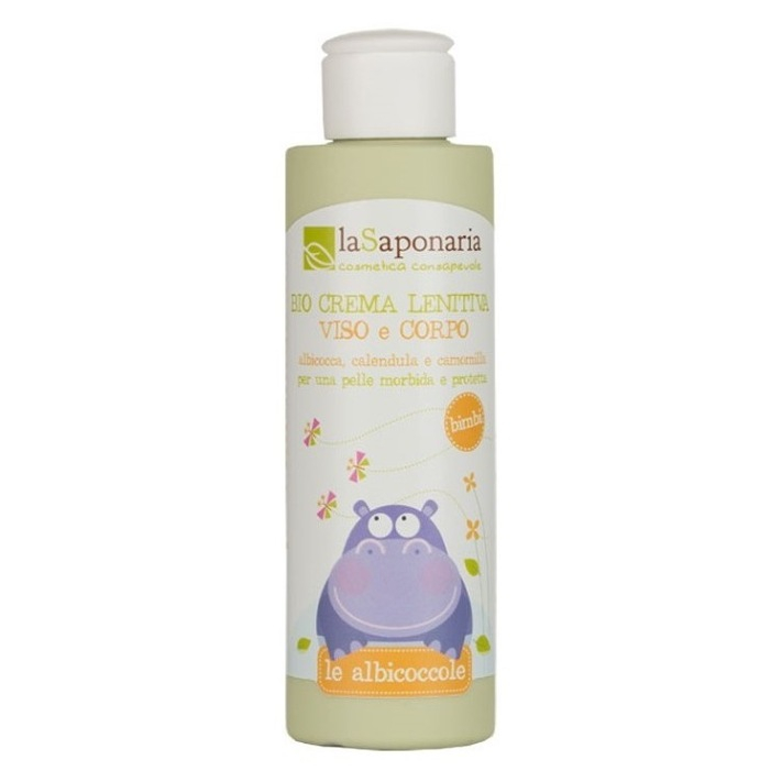 LA SAPONARIA Upokojujúci detský krém na tvár a telo BIO 150 ml