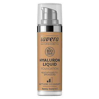 LAVERA Ľahký tekutý make-up s kyselinou hyalurónovou – 03 medová 30 ml