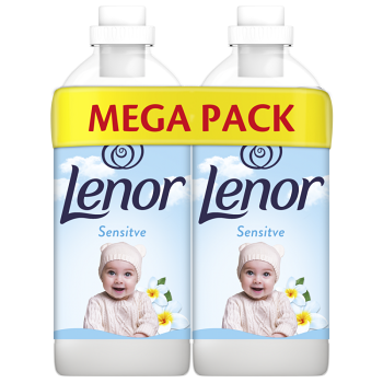 LENOR Sensitive Aviváž 98 pranie 2 x 1230 ml