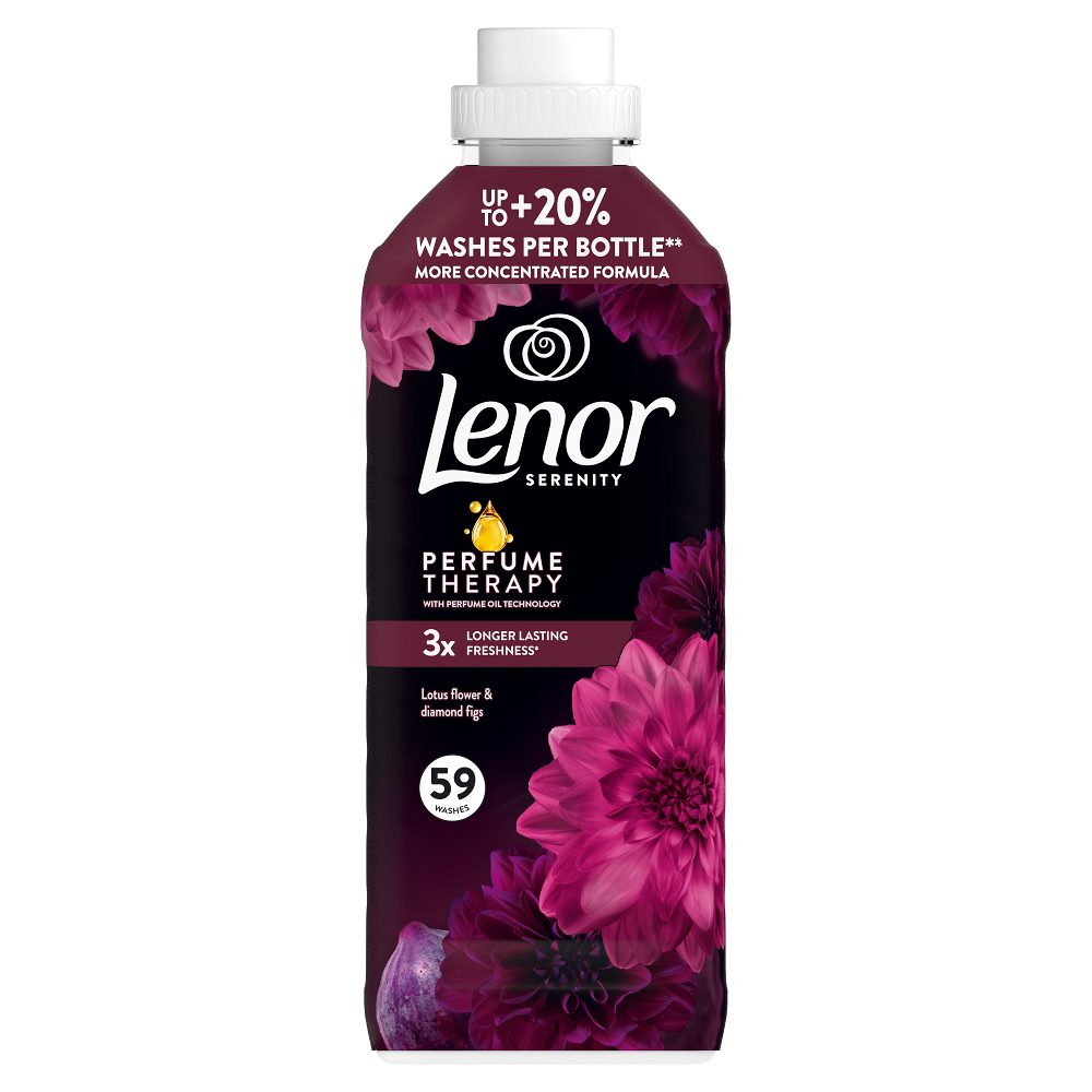 LENOR Aviváž, Lotus Water & Diamond Figs, 59 praní, 1239 ml
