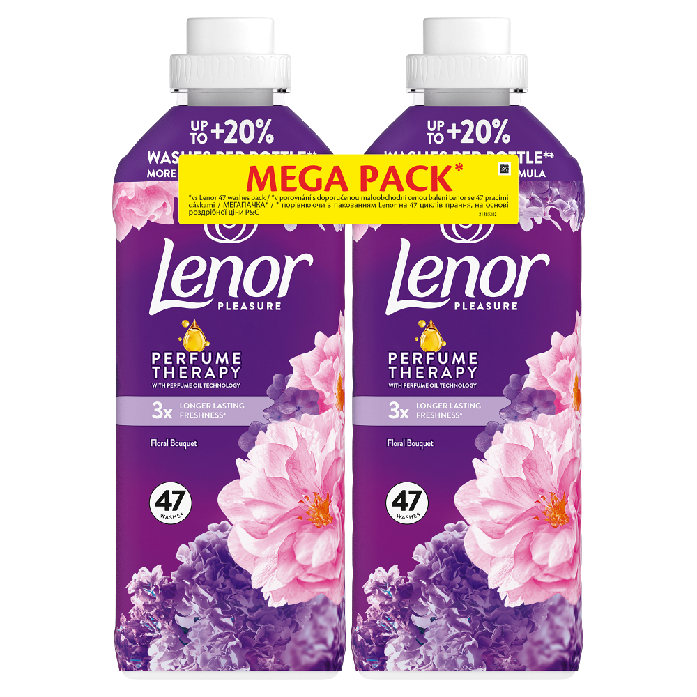 LENOR Aviváž, Floral Bouquet, 94 praní, 2 x 987 l
