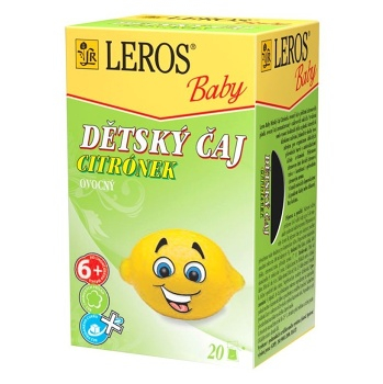 LEROS BABY Detský čaj Citrónik 20x2 g