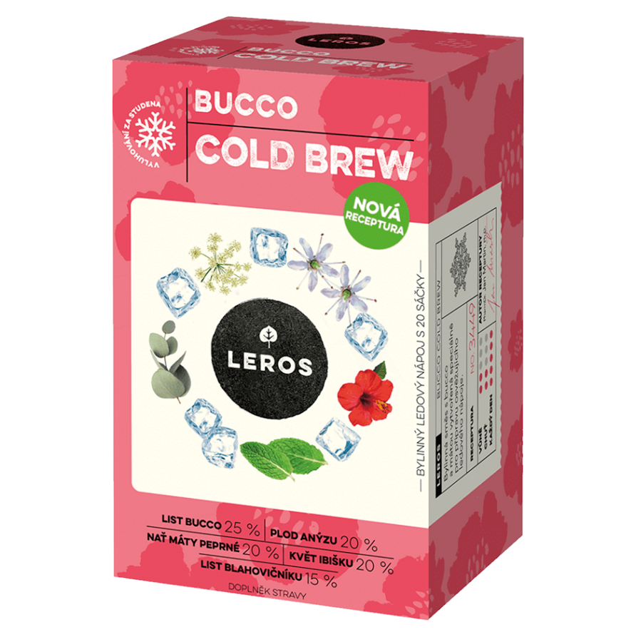 LEROS Bucco Cold Brew bylinný čaj 20 sáčkov kúpite na Mojalekaren.sk