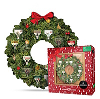 LEROS Bylinný adventný kalendár veniec 24 sáčkov