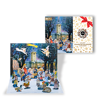 LEROS Bylinný adventný kalendár s betlehemom 24 sáčkov (Bylinné čaje)