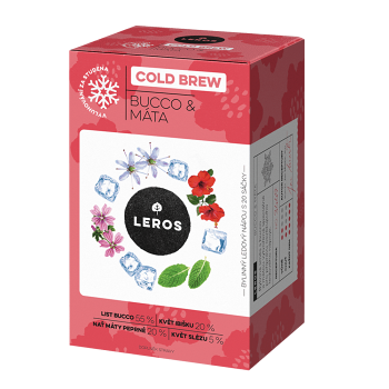 LEROS Cold brew bucco&mäta 20 vrecúšok (Bylinné čaje)