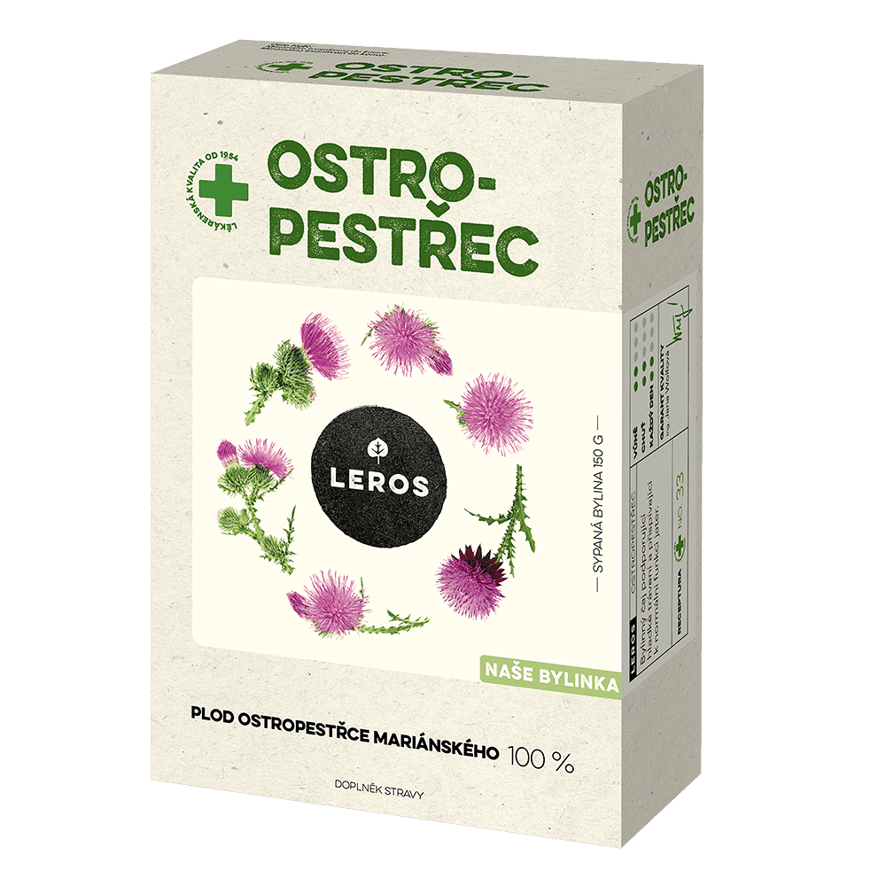 LEROS Naše bylinky Pestrec sypaný čaj 150 g kúpite na Mojalekaren.sk