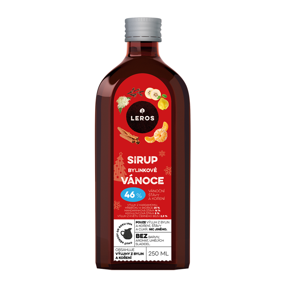 LEROS Sirup bylinkové Vianoce 250 ml kúpite na Mojalekaren.sk