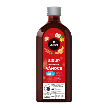 LEROS Sirup bylinkové Vianoce 250 ml (Sirupy a šťávy) - Bylinné