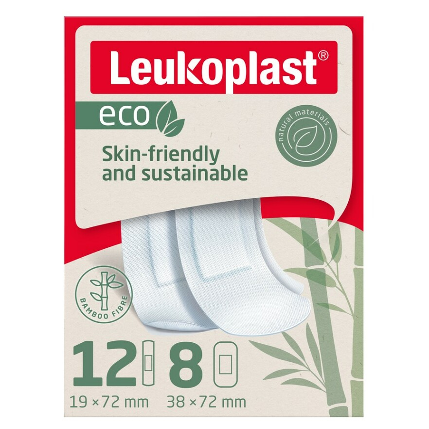LEUKOPLAST Eco strips náplasť 2 veľkosti 20ks kúpite na Mojalekaren.sk