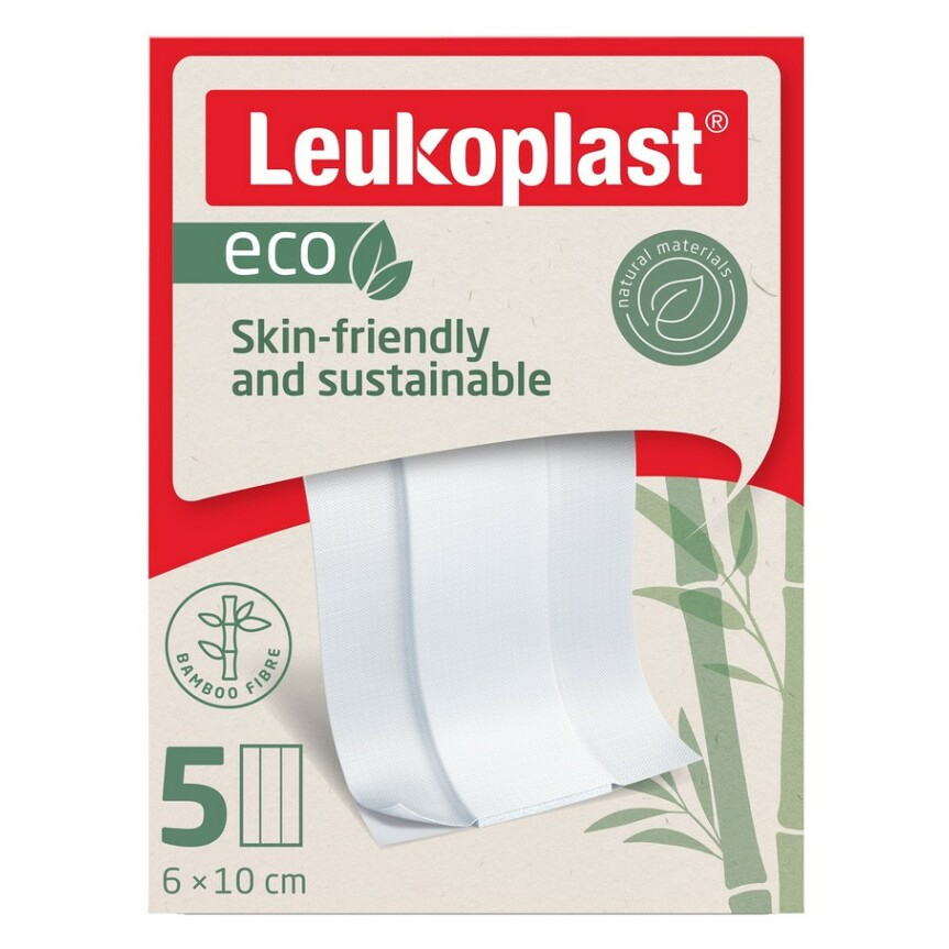 LEUKOPLAST Eco náplasť 6 cm x 10 cm 5 kusov kúpite na Mojalekaren.sk