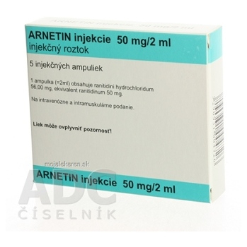 ARNETIN injekcie sol inj 50 mg/2 ml (amp.skl.) 5x2 ml