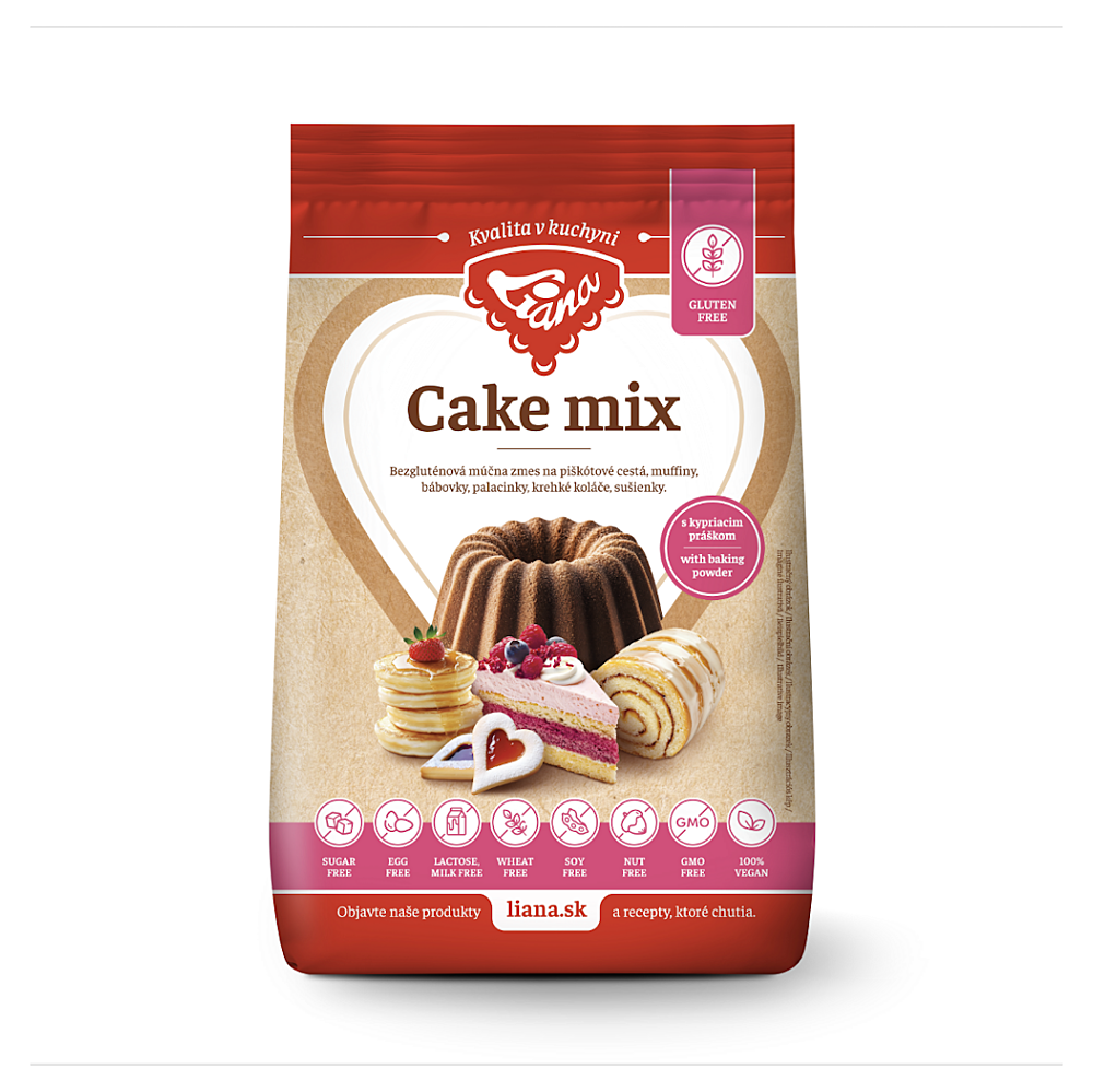 LIANA Cake mix bezlepková piškótová zmes 1 kg