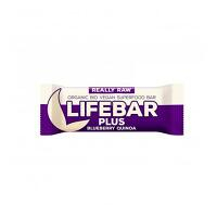 Lifefood Lifebar Plus tyčinka čučoriedková quinoa BIO 47 g