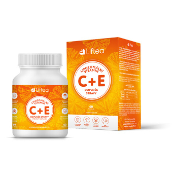 LIFTEA Lipozomálny vitamín C+E 60 kapsúl