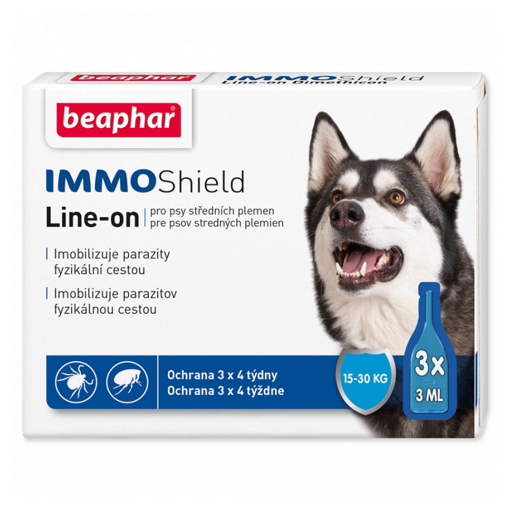 E-shop BEAPHAR Line-on Immo Shield pes M 3 ml 3 pipety