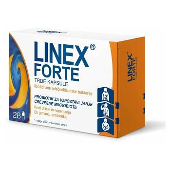 LINEX Forte 28 kapsúl, poškodený obal