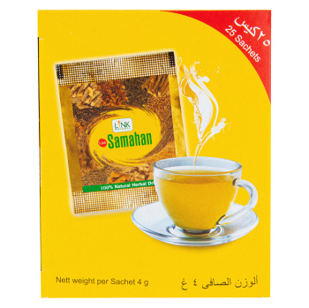 LINK NATURAL Samahan prírodný bylinný nápoj 25 vrecúšok