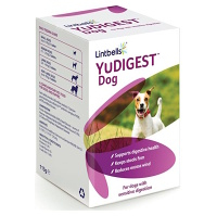 LINTBELLS Yudigest žuvacie tablety s probiotikami pre psov 120 tabliet