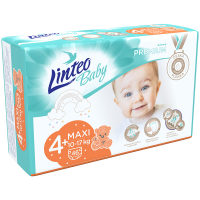 LINTEO Baby Premium Detské plienky MAXI+ 10-17 kg 46 ks
