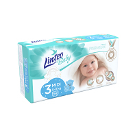 LINTEO Baby Premium Detské plienky MIDI 5-9 kg 54 ks