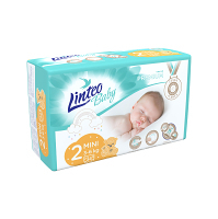 LINTEO Baby Premium Detské plienky MINI 3-6 kg 34 ks