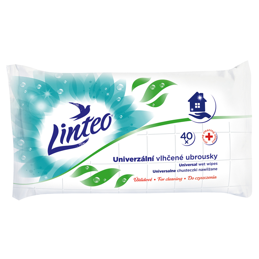 LINTEO Zvlhčené utierky univerzálne 40 ks kúpite na Mojalekaren.sk