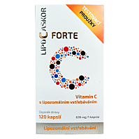 LIPO C ASKOR Forte vitamín C 520 mg 120 kapsúl