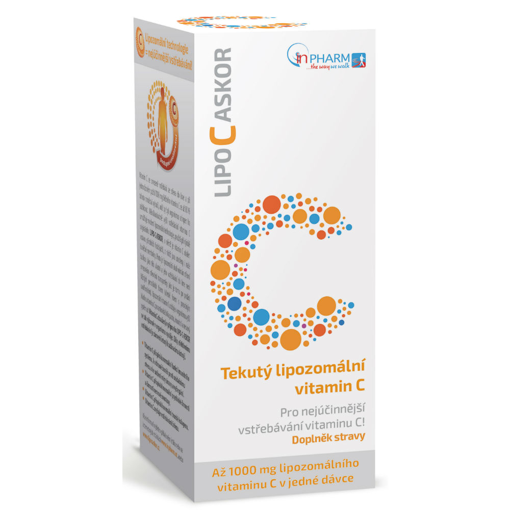 LIPO C ASKOR Tekutý lipozomálny vitamín C 136 ml