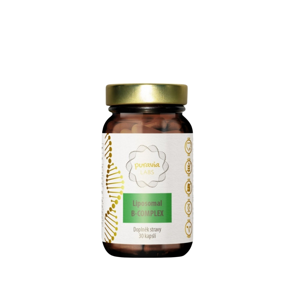PURAVIA LABS Liposomálny B-komplex 30 kapsúl