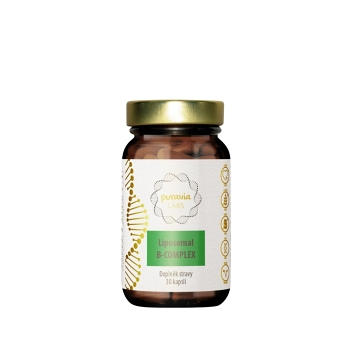 PURAVIA LABS Liposomálny B-komplex 30 kapsúl (Vitamíny na imunitu) - Viaczložkové