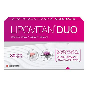 LIPOVITAN DUO 30 tabliet (Detoxikácia pečene)