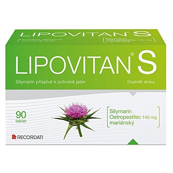 LIPOVITAN S 90 tabliet (Detoxikácia pečene)