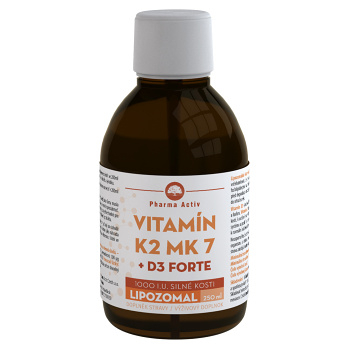 PHARMA ACTIV Lipozomal vitamín K2 MK 7 + D3 1000 I.U. 250 ml