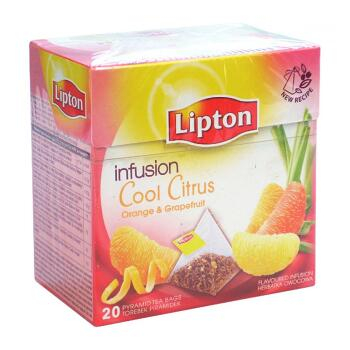 Lipton Cool Citrus pyramíd 48g