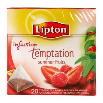 Lipton temptation red pyramíd 20 ks 40g