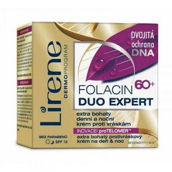 LIRENE Folacín 60+ Duo Expert Extra bohatý denný a nočný krém proti vráskam 50 ml