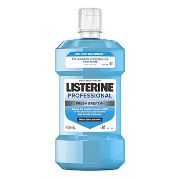 LISTERINE Professional fresh breath+ 500 ml (Ústne vody)