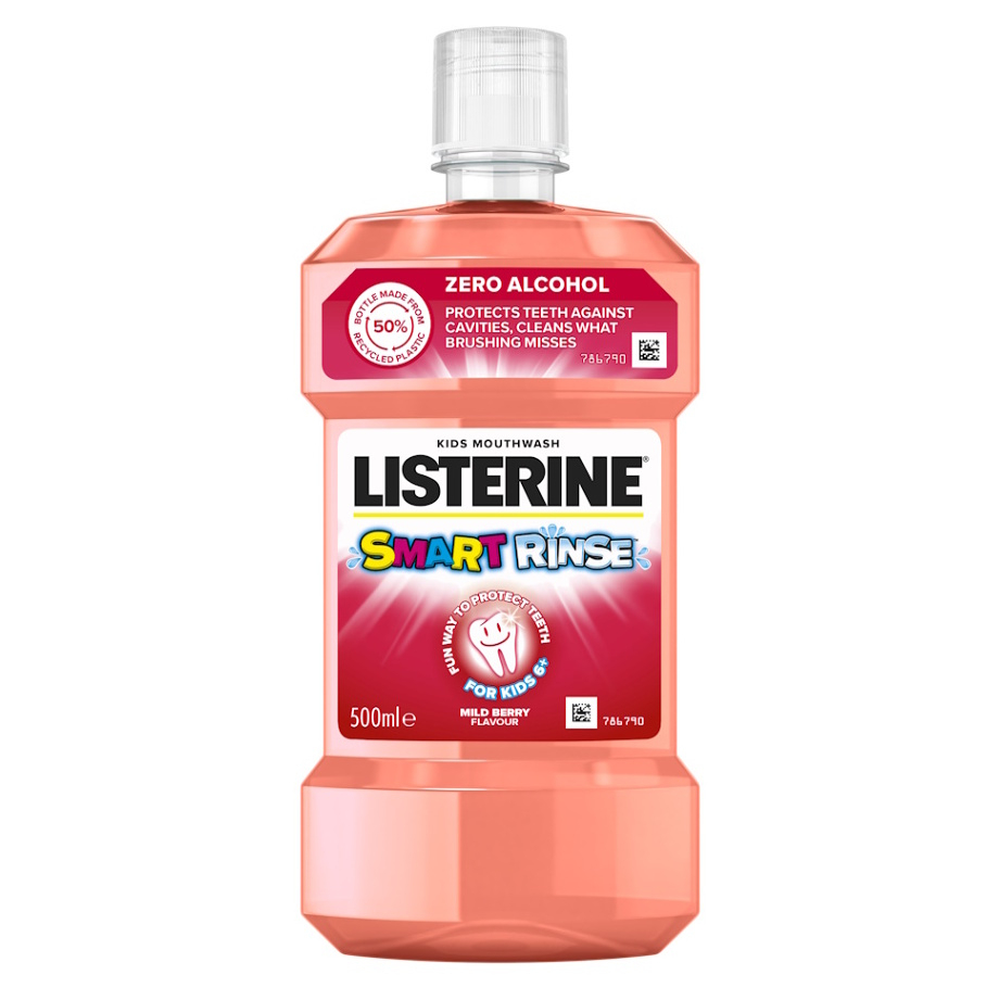 LISTERINE Smart Rinse Berry Ústna voda 500 ml kúpite na Mojalekaren.sk