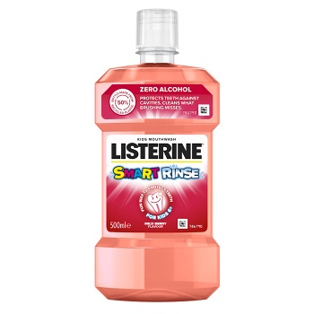 LISTERINE Smart Rinse Berry Ústna voda 500 ml (Ústne vody) - Osviežujúci dych