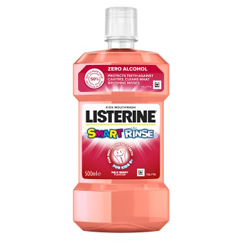 LISTERINE Smart Rinse Berry Ústna voda 500 ml