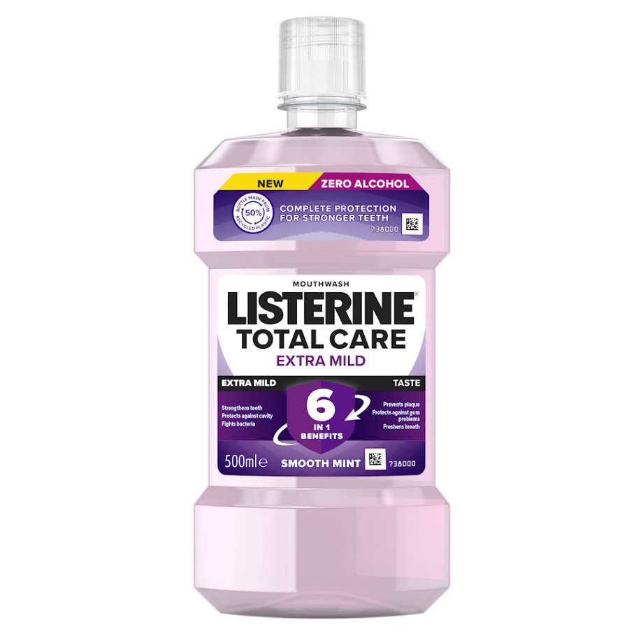 LISTERINE Total Care Extra Mild Ústna voda 500ml kúpite na Mojalekaren.sk