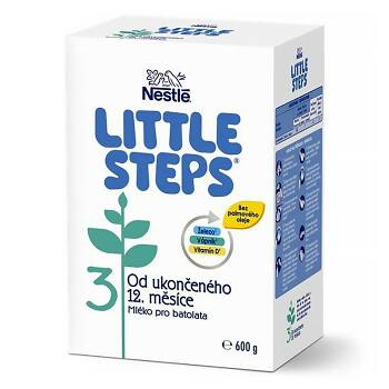 LITTLE STEPS 3 Pokračovacia mliečna výživa 600 g