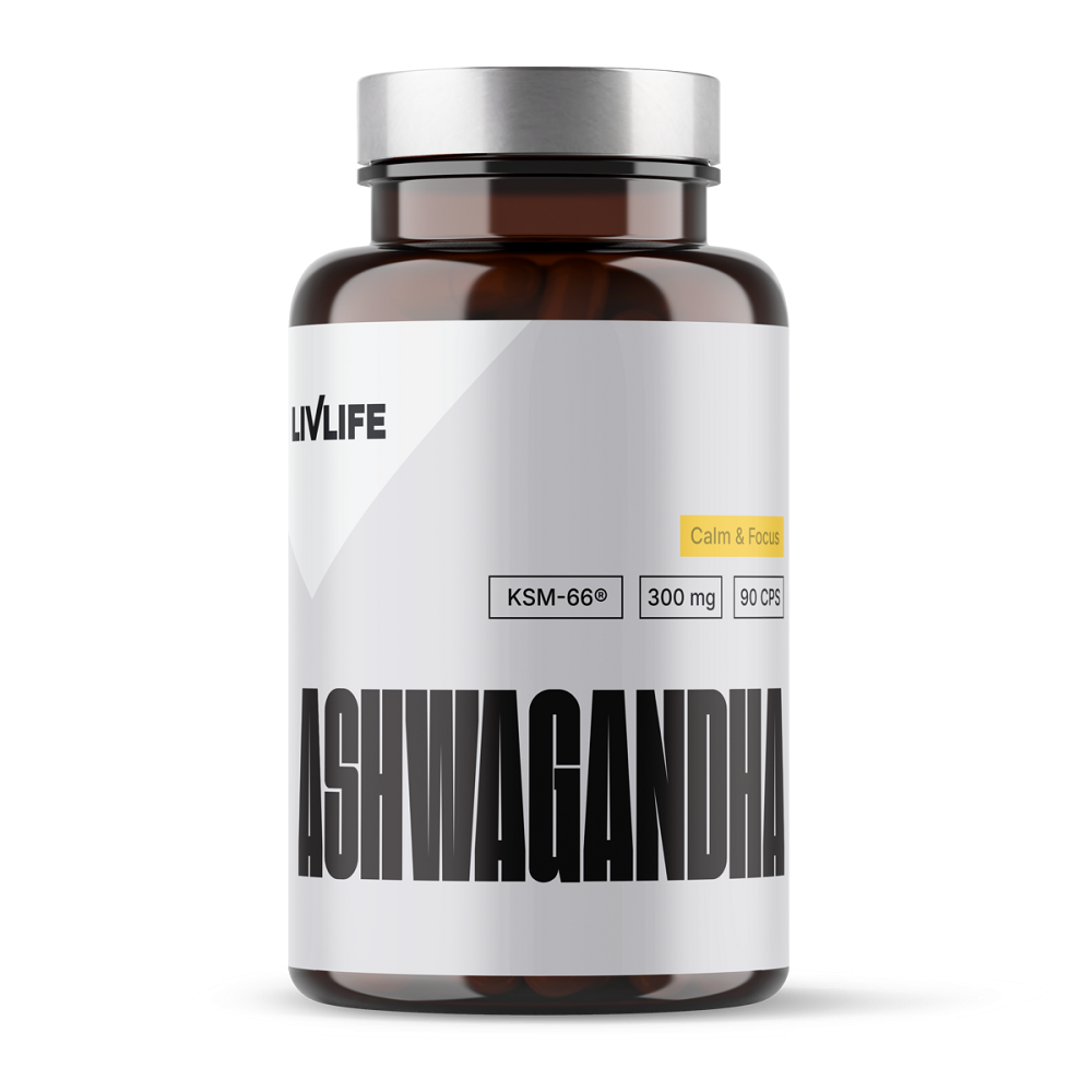 LIVLIFE Ashwagandha KSM-66 300 mg 90 kapsúl