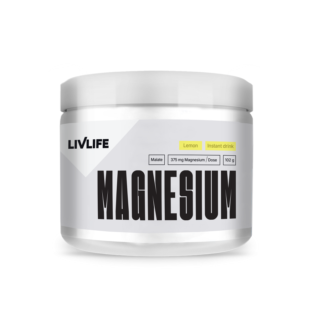 LIVLIFE Magnesium malate 15% drink citrón 102 g
