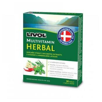 LIVOL Herbal multivitamín 30 tabliet
