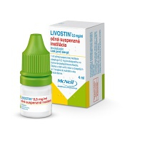 LIVOSTIN 0,5 mg/ml očná suspenzná instilácia 4 ml