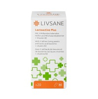 LIVSANE Laktoaktívne kapsuly plus vitamín B2 20 kapsúl