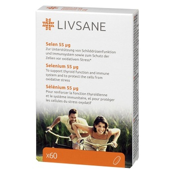 LIVSANE Selén 55 mg 60 tabliet